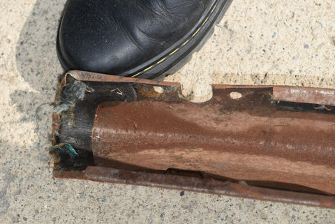 1958 Oldsmobile Super 88 Front Bench Seat Right Passenger Trim Moulding Metal 58