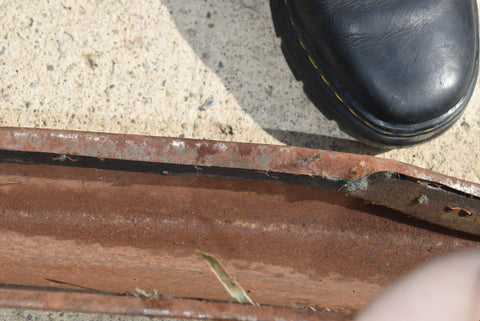 1958 Oldsmobile Super 88 Front Bench Seat Right Passenger Trim Moulding Metal 58