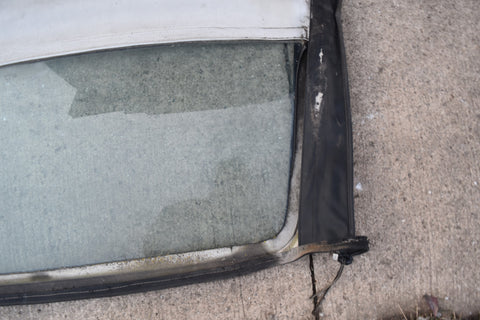 1983 1986 FORD MUSTANG FOXBODY CONVERTIBLE REAR WINDOW GLASS PANE 84 85 86