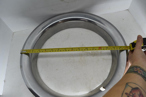 Chevrolet GM 15" Beauty Rings Chevy Original Chrome 2" Deep hubcap