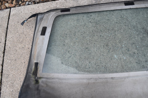 1983 1986 FORD MUSTANG FOXBODY CONVERTIBLE REAR WINDOW GLASS PANE 84 85 86