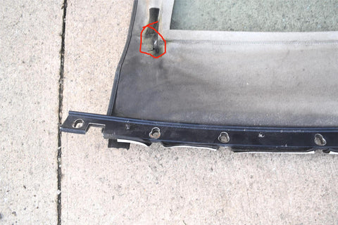 1983 1986 FORD MUSTANG FOXBODY CONVERTIBLE REAR WINDOW GLASS PANE 84 85 86