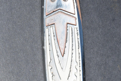 1958 Oldsmobile Super 88 Right Passenger Rear Door Emblem Trim Moulding 58