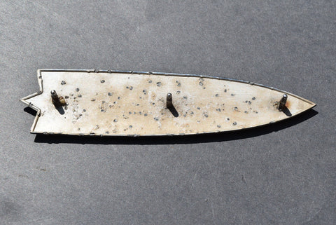 1958 Oldsmobile Super 88 Right Passenger Rear Door Emblem Trim Moulding 58