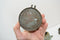 Badger Water Meter Cover Lid Trinket Box Steampunk Vintage Old Brass Lot of 2