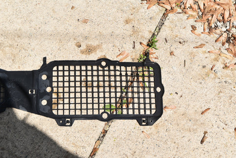 70-81 Cowl Vent Screen Black Plastic Mounts Under Hood On Firewall GM Pontiac