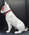 Target Store Display Dog Bullseye Spot Bull Terrier Old Huge RARE WITH COLLAR