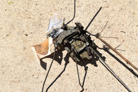 1968 1969 Ford Ranchero Passenger Right Door Linkage & Latch 68 69 Striker OEM