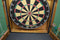 Cheers TV Show Dartboard 1989 Game Room Mancave Darts Wooden Cabinet