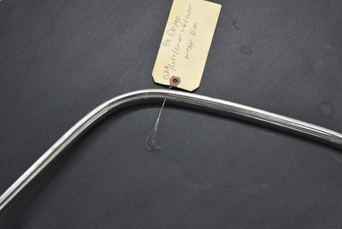 1948 Dodge D24 Sedan Rear Left Door Exterior Window Reveal Trim Moulding 48 LH