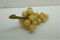 Vintage Mid Century Modern Alabaster Grapes Made In Italy Driftwood Retro Decor