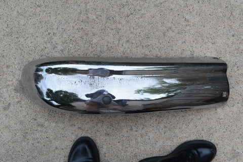 1948 Dodge D24 Custom Deluxe Rear Bumper Left End Driver 48 MOPAR OEM