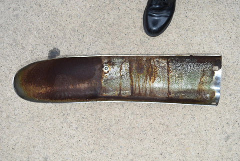 1948 Dodge D24 Custom Deluxe Rear Bumper Left End Driver 48 MOPAR OEM