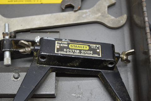 Stanley Router Kit Old Tools H-296 In Box Tested Working With Accessories