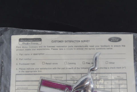 1968 Ford Mustang OEM Pony Grille Emblem + Pair 302 Fender Emblem LH RH 68