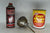 Lot of 2 Vintage Oil Cans and Antique Eagle Thumb Oiler Can Marvel Mystery Oil