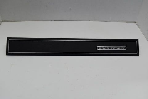 1972 Ford Gran Torino Sport Dash Filler Nameplate Insert Trim Glove Box 72 Name