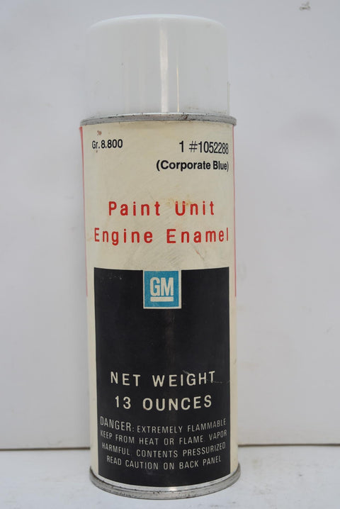 Paint Unit Engine Enamel Corporate Blue Vintage GM Unused Full Can 13 Oz 1960's