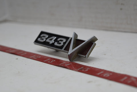 1968 1969 AMC AMX 343 Emblem Badge OEM V8 68 69