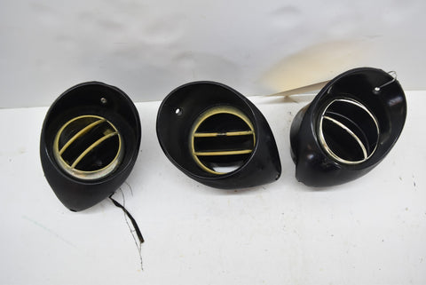 Lot of 3 1967-1969 Camaro Firebird AC Dash Vents Frozen Stuck Balls 67 68 69 OEM