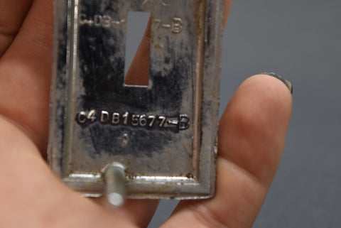 1964 1965 Ford Mustang Convertible Power Top Switch Bezel 64 65 Dash Bezel OEM