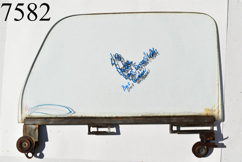 1948 Dodge D24 Custom Deluxe Left Rear Door Window Glass MOPAR Driver 48 CRACKED