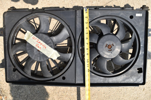 2007 CHEVROLET MONTE CARLO IMPALA COOLING RADIATOR FAN ASSEMBLY 07 2006 - 2011