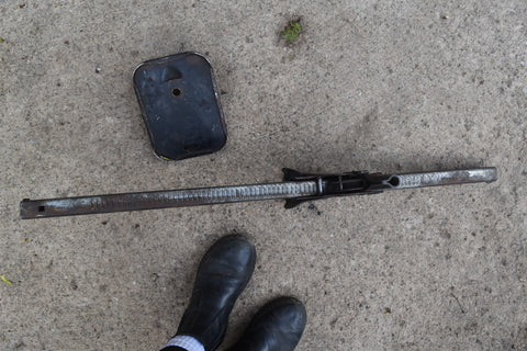 1956 Cadillac Bumper Jack Hood Mast Base Fleetwood El Dorado 56 Original