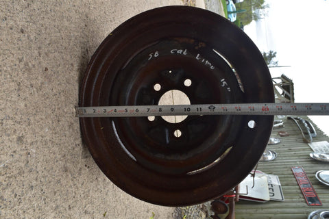 1957 1958 Cadillac 15 x 6 L Kelsey Hayes Wheel 15" 15x6-L KH Steel 57 58