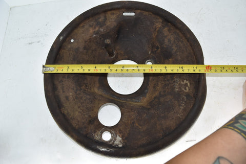1955-1957 Chevy Belair Bel Air Front Drum Brake Shoe Backing Plate Chevrolet