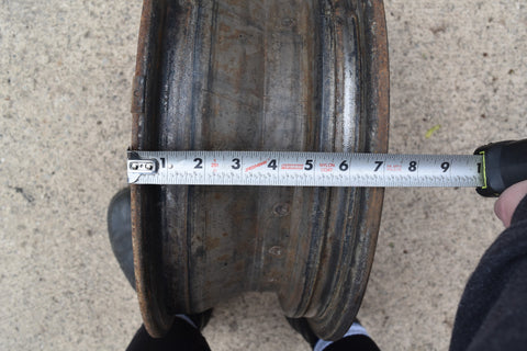 1957 1958 Cadillac 15 x 6 L Kelsey Hayes Wheel 15" 15x6-L KH Steel 57 58