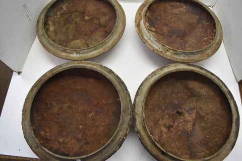 1947 1954 GMC TRUCK 3/4 TON HALF TON CENTER CAPS SET 10" 48 49 50 51 52 RAT ROD