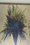Bernard Buffet Vase Bouquet Painting On Board Framed 1965 Signed Lithograph Art