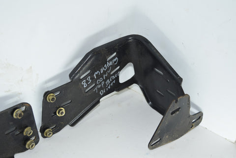 1983-1993 Ford Mustang Convertible Top Mounting Brackets Original OEM 83 93