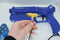 PS1 Controllers Cobra Super Gun Playstation One Translucent Blue Nyko Gun