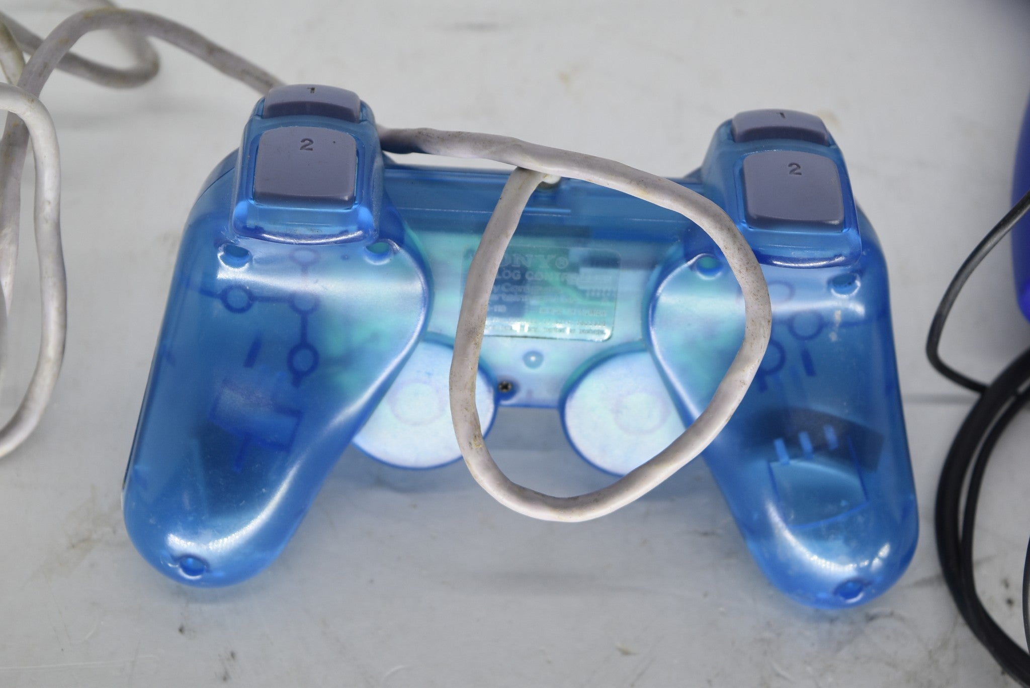 PS1 Controllers Cobra Super Gun Playstation One Translucent Blue Nyko ...