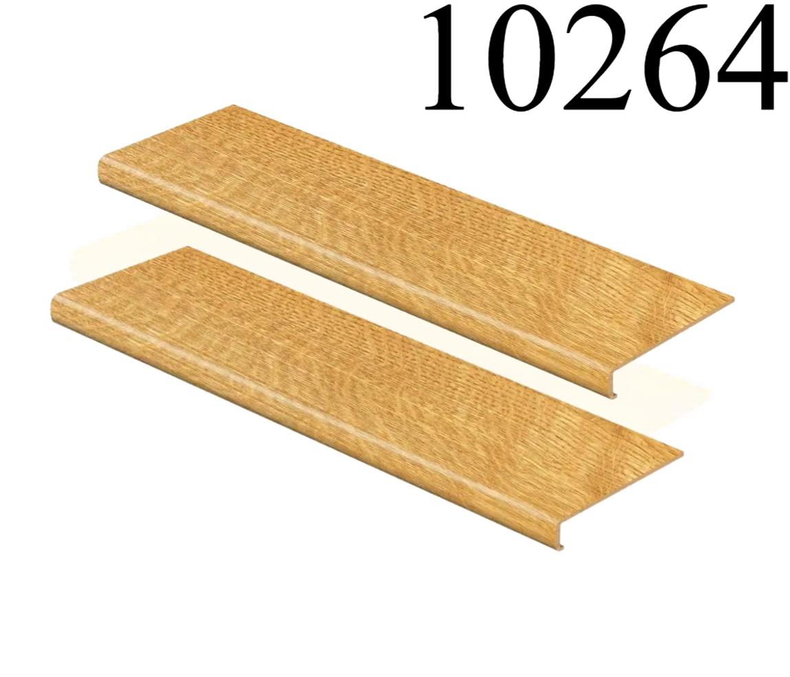 Cap a Tread 47 in Length Laminate to Cover Stairs Haley Oak 2 Piece Sq