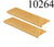 Cap a Tread 47 in Length Laminate to Cover Stairs Haley Oak 2 Piece Square Nose