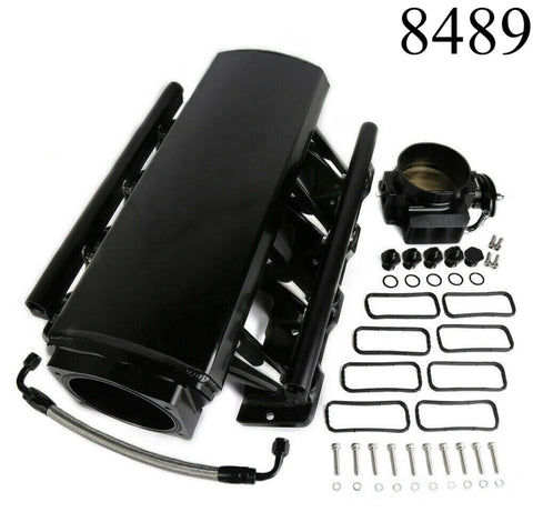 102mm LS1 Intake Manifold Throttle Body LS2 LS6 Sheet Metal Cathedral Black