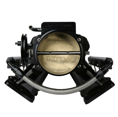 102mm LS1 Intake Manifold Throttle Body LS2 LS6 Sheet Metal Cathedral Black