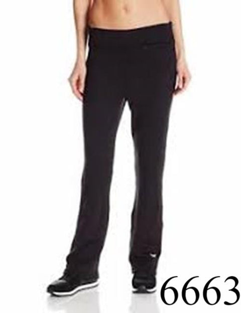 White Sierra Women's Power 29" Inseam Base Layer Pant Black Medium Flare Fleece
