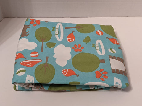 eLuxury Lg Dog Bed Cover Durable 100% Cotton Canvas Zipper for easy removal NEW