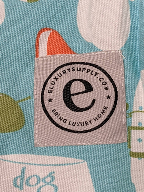 eLuxury Lg Dog Bed Cover Durable 100% Cotton Canvas Zipper for easy removal NEW