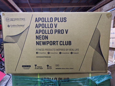 Apollo Plus V Fluid Rower Indoor First Degree Fitness New MISSING RAILS