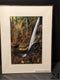 Photograph Silver Falls Oregon Waterfalls Forest Scenic 12x16 matted Art