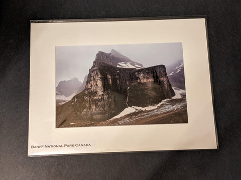 Photograph Banff National Park Canada Mountains Scenic 12x16 matted Art