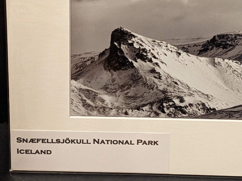 Photograph Snæfellsjökull National Park Mountain Iceland Scenic 12x16 matted Art