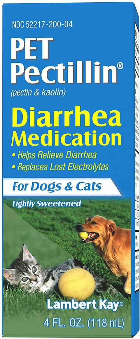 Pet Pectillin Diarrhea Medication for Dogs and Cats 4 oz.
