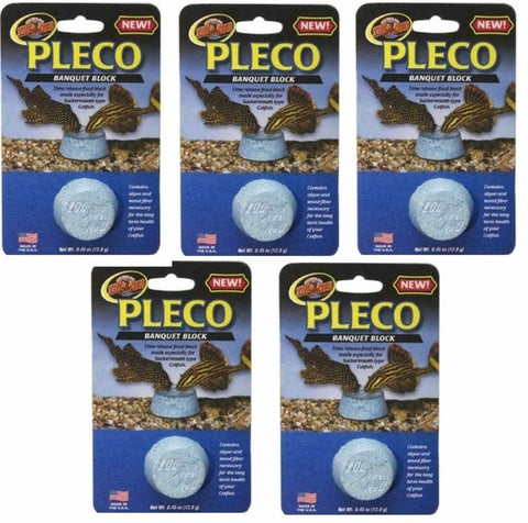 Zoo Med Pleco Banquet Food Block Free Shipping 5 pack