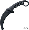 Cold Steel Karambit Trainer Black Rubber One Piece Fixed Training Knife New
